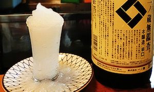 凍結酒のグラス